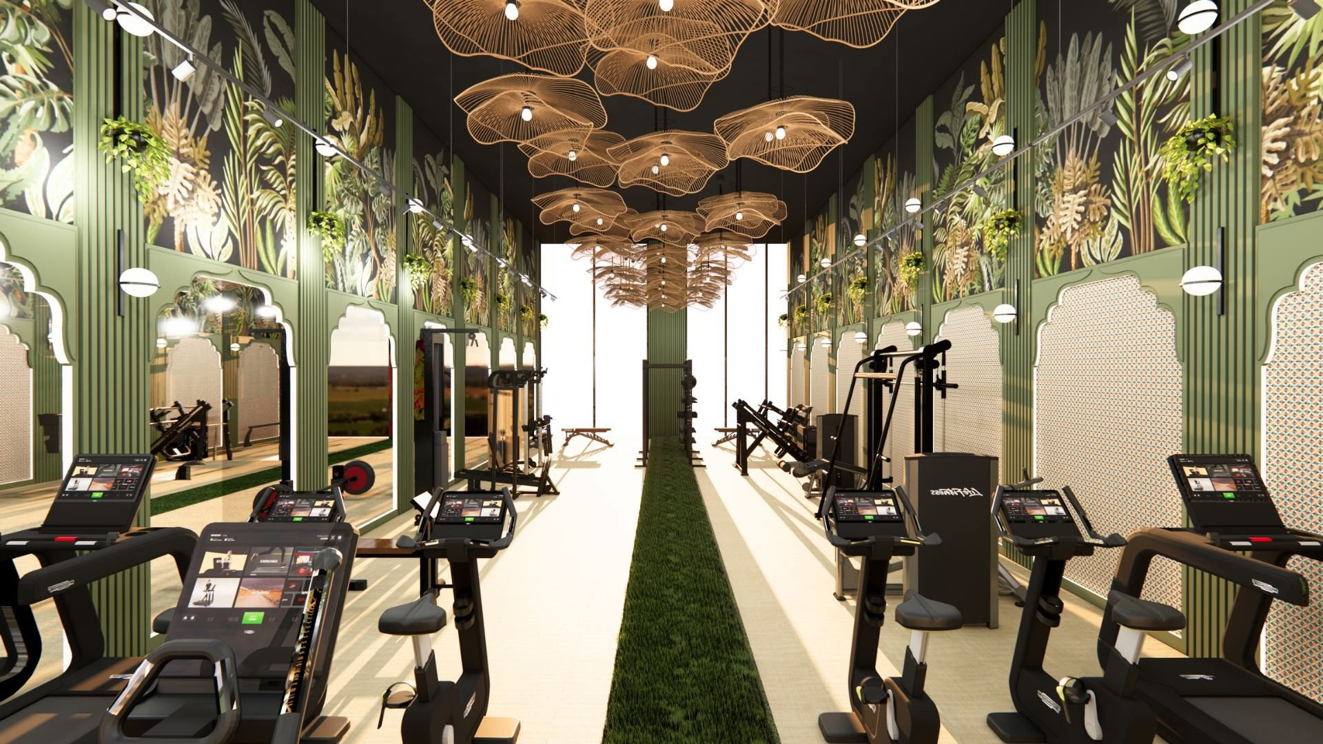 Stellar Solutions International Ltd gym interior design concept